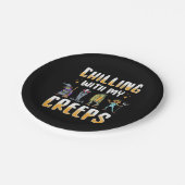 Assiettes En Carton Halloween fraicheur avec crèmes (Angle)