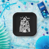 Assiettes En Carton Halloween Ghost Chats Lover automne Éffrayante sai (Fête)