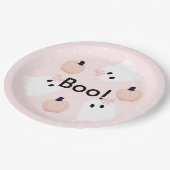 Assiettes En Carton Halloween Ghost GIrl & Citrouille Anniversaire Pap (Angle)