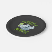 Assiettes En Carton Halloween Ghost I'm Just Here for the Boos (Angle)
