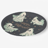 Assiettes En Carton Halloween Ghost Spooktacular Happy Halloween (Angle)