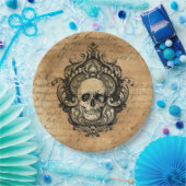 Assiettes En Carton Halloween gothique victorienne (Fête)