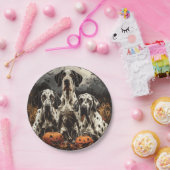 Assiettes En Carton Halloween Great Dane Dogs Jack-o'-lantern (Fête)