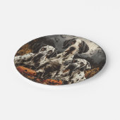 Assiettes En Carton Halloween Great Dane Dogs Jack-o'-lantern (Angle)