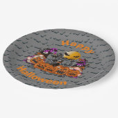 Assiettes En Carton Halloween Grey Gray Gnome (Angle)