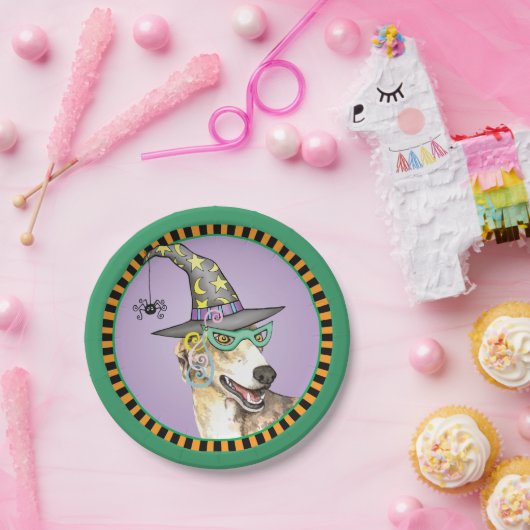 Assiettes En Carton Halloween Greyhound (Fête)