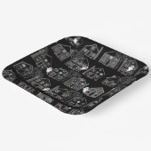 Assiettes En Carton Halloween Haunted Maisons (Angulaire)