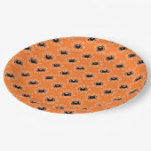 Assiettes En Carton Halloween Hip Éffrayant Crawly araignées (Angle)