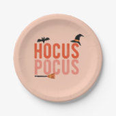 Assiettes En Carton Halloween Hocus Pocus (Devant)