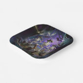 Assiettes En Carton Halloween Hoedown Throwdown, Dancing Skeleton (Angulaire)