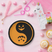 Assiettes En Carton Halloween Jack o-lanterne Yin Yang (Fête)