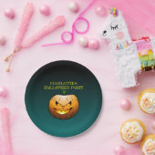 Assiettes En Carton Halloween Jack o'lantern (Fête)