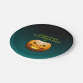 Assiettes En Carton Halloween Jack o'lantern (Angle)