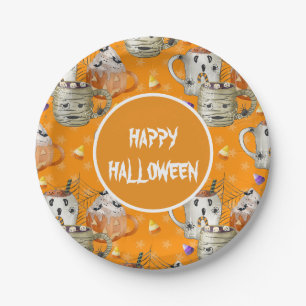 Assiettes En Carton Halloween joyeuse pour maman Mugs