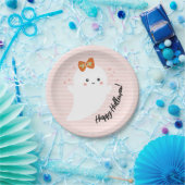 Assiettes En Carton Halloween Kawaii Ghost (Fête)