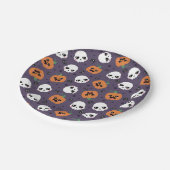 Assiettes En Carton Halloween Kawaii Pattern (Angle)