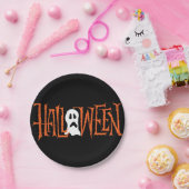 ASSIETTES EN CARTON HALLOWEEN LETTRE À LA MAIN | PLAQUES DE PAPIER DE  (Fête)