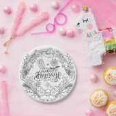 Assiettes En Carton Halloween lunaire (Fête)