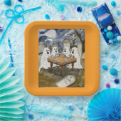 Assiettes En Carton Halloween Mahjong Ghosts (Fête)