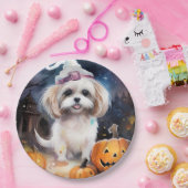 Assiettes En Carton Halloween Malti Tzu Avec Peur Citrouille (Fête)