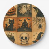 Assiettes En Carton Halloween paper plate (Devant)