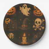 Assiettes En Carton Halloween paper plates (Devant)