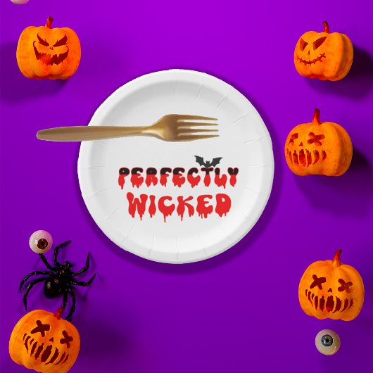 Assiettes En Carton Halloween parfaitement pervers