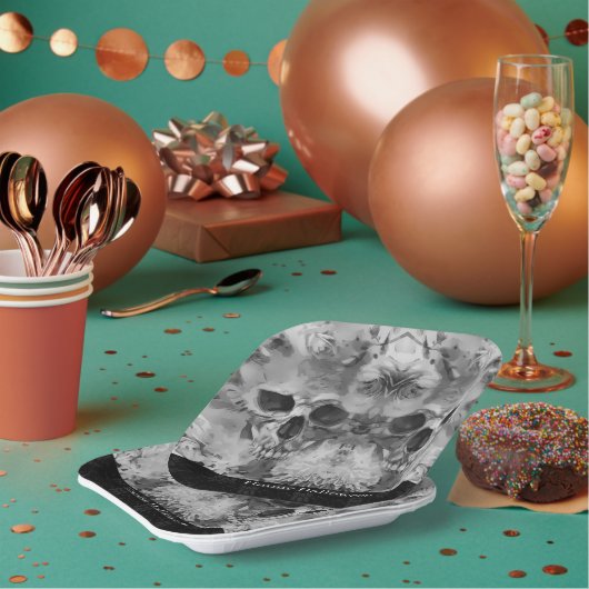 Assiettes En Carton Halloween Party (Multi)