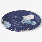 Assiettes En Carton Halloween Peek a boo baby shower vaisselle (Angle)