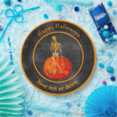 Assiettes En Carton Halloween personnalisées pour squelette Jack-O''-l (Fête)