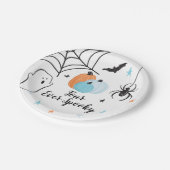 Assiettes En Carton Halloween Quatre jamais Éffrayant Anniversaire Ble (Angle)