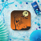 Assiettes En Carton Halloween sans tête (Fête)