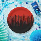 Assiettes En Carton Halloween séché par le sang (Fête)