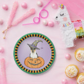 Assiettes En Carton Halloween Smooth Collie (Fête)