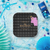 Assiettes En Carton Halloween Spider Black Baby shower Party (Fête)