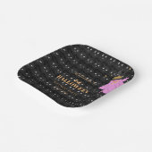 Assiettes En Carton Halloween Spider Black Baby shower Party (Angulaire)