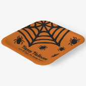 Assiettes En Carton Halloween Spiderweb personnalisé (Angulaire)