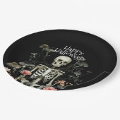Assiettes En Carton Halloween Squelette Hauné Forêt Noire (Angle)