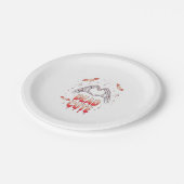 Assiettes En Carton halloween Squelette Mains Coeur, chauves-souris et (Angle)