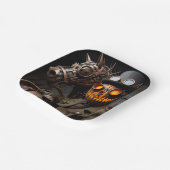 Assiettes En Carton Halloween Steampunk Jack-O-Lantern Horseman (Angulaire)