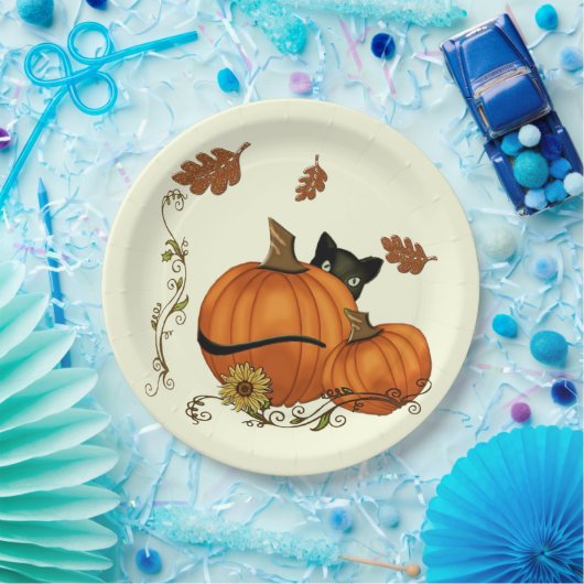 Assiettes En Carton Halloween style pays (Fête)