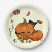 Assiettes En Carton Halloween style pays (Devant)