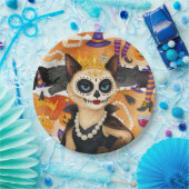 Assiettes En Carton Halloween themed for Cat Lovers Party  (Fête)