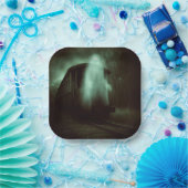 Assiettes En Carton Halloween - Train hanté 2 (Fête)