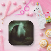 Assiettes En Carton Halloween - Train hanté 2 (Fête)