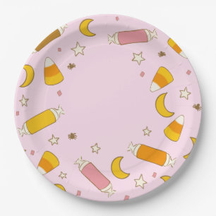 Assiettes En Carton Halloween Trick ou Treat Candy Classic Party