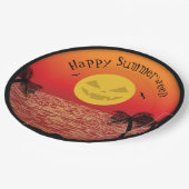 Assiettes En Carton Halloween tropical (Angle)