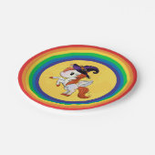 Assiettes En Carton Halloween Unicorn Pegasus Witch (Angle)