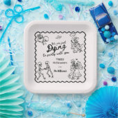Assiettes En Carton Halloween Whimsical Quirky Main Drake Doodles (Fête)