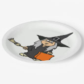 ASSIETTES EN CARTON HALLOWEEN WITCH (Angle)